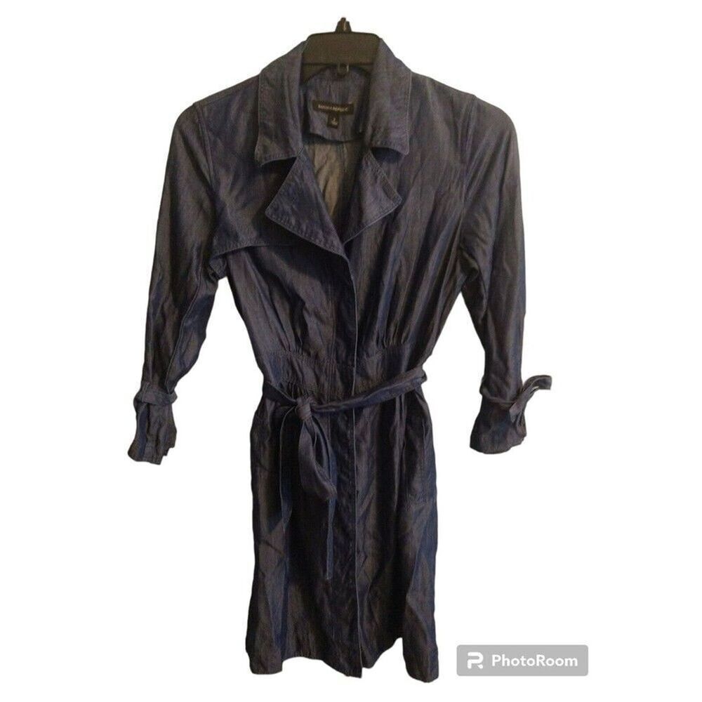 Banana republic denim dress Size 2 Classic Edgy City Officey